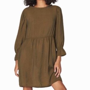 Olive Green Lacausa Dress